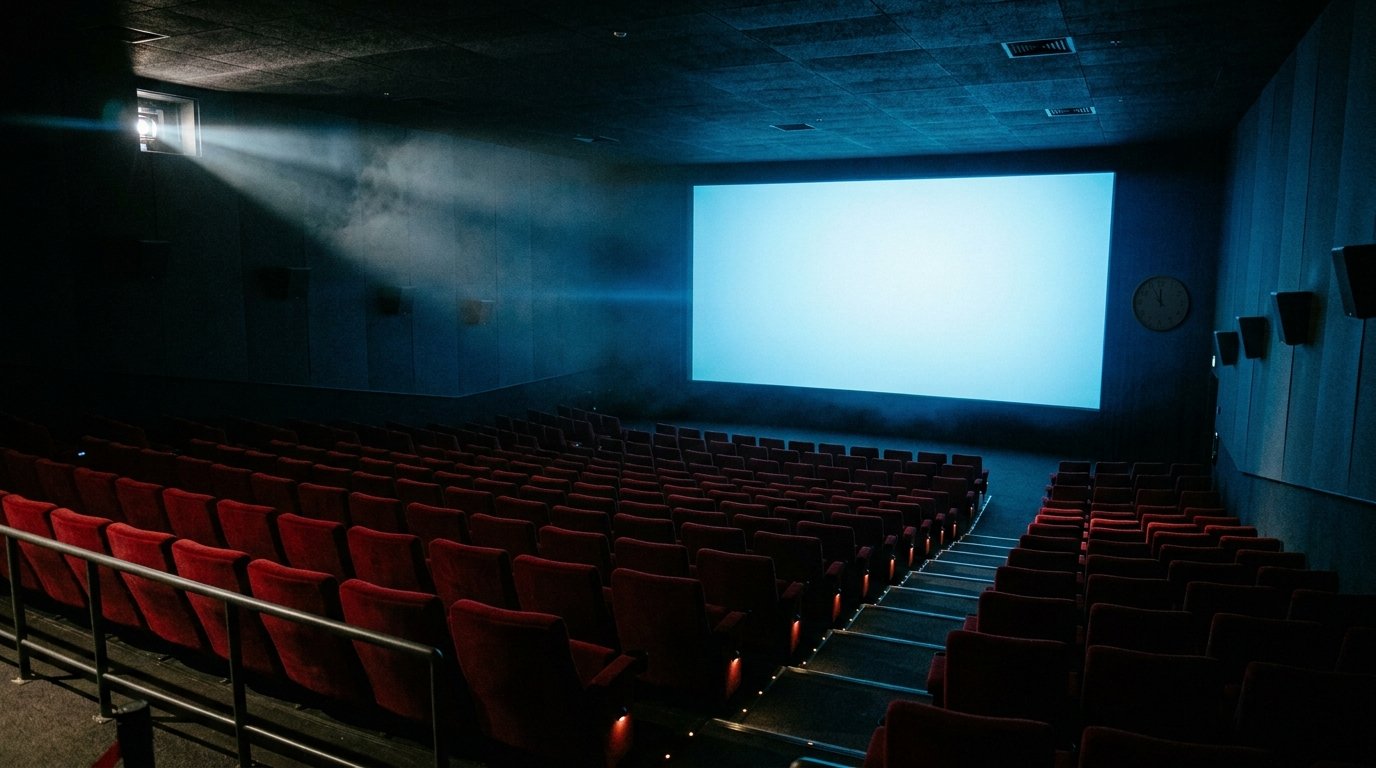 Empty cinema auditorium at midnight as Spider-Man Brand New Day reviews embargo lifts
