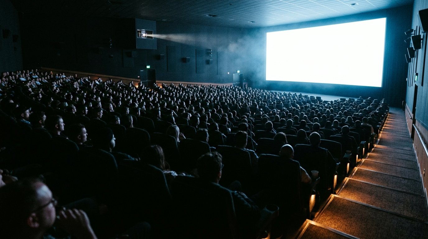 Packed cinema during the Spider-Man Brand New Day second weekend box office run