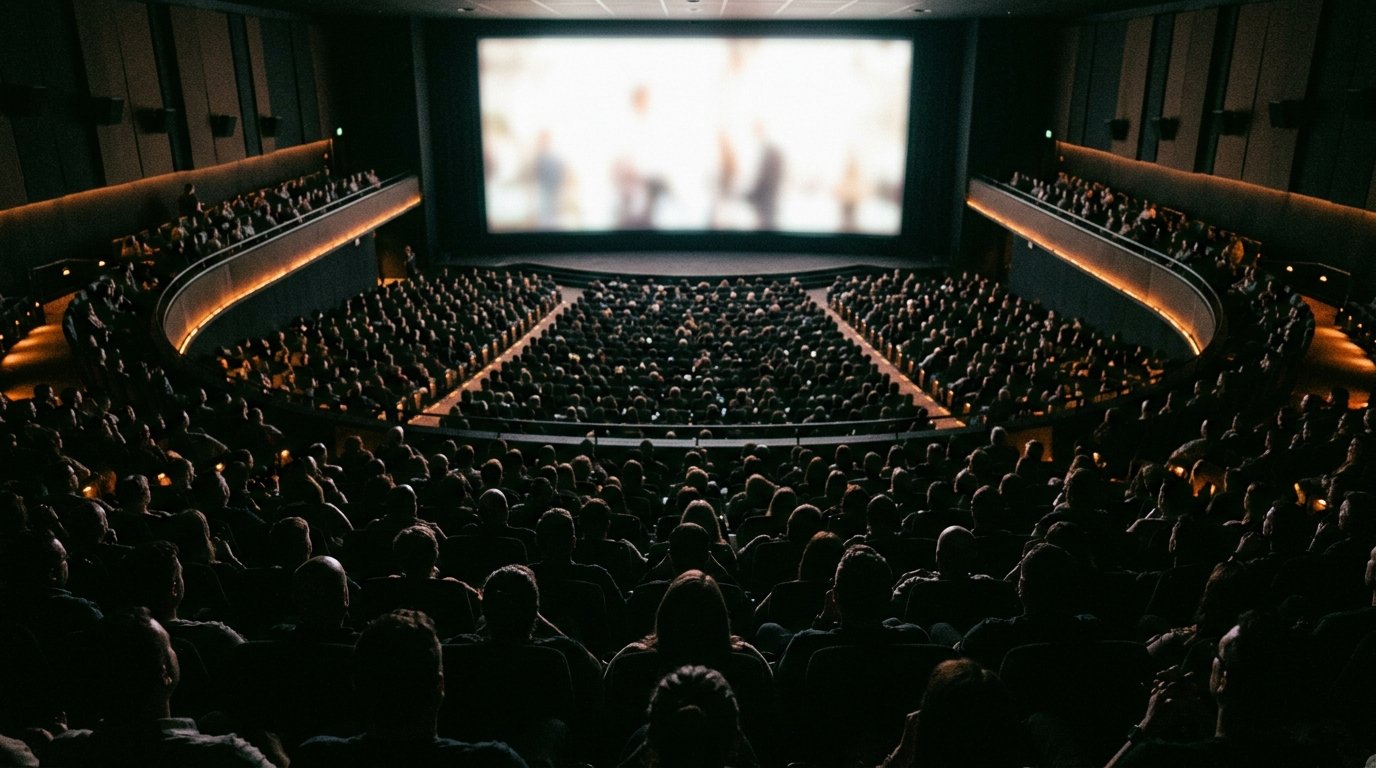 Sold-out cinema auditorium on Spider-Man Brand New Day opening day record night